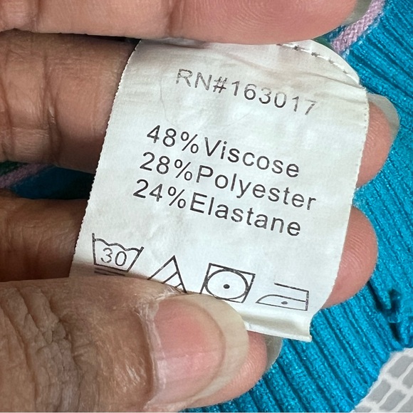 EUC Princess Polly Striped Crew Neck Pullover Knit Sweater - Picture 10 of 10